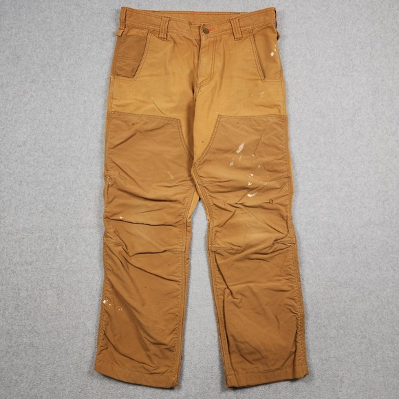 Carhartt Other - Carhartt Double Knee Pants 34x30 (Actual 32x28) Brown Relaxed Upland Field
